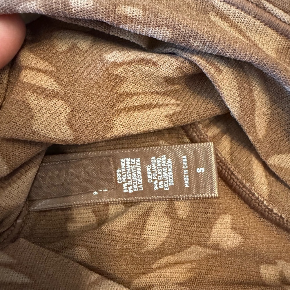 Skims Brown Patterned Intimates Set - image 4